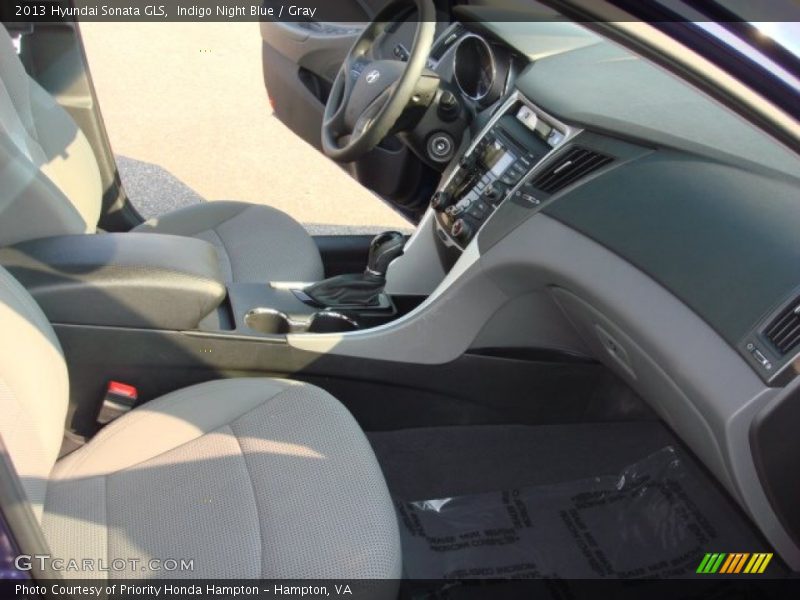 Indigo Night Blue / Gray 2013 Hyundai Sonata GLS