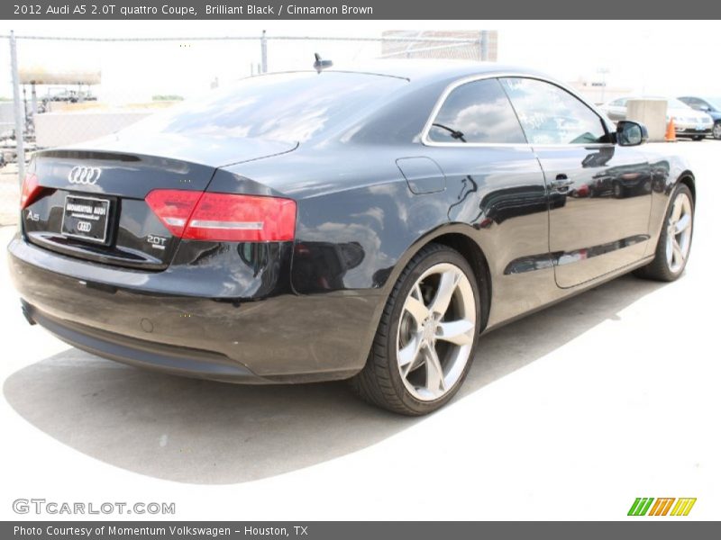 Brilliant Black / Cinnamon Brown 2012 Audi A5 2.0T quattro Coupe