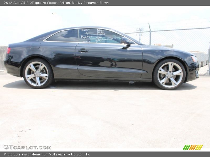 Brilliant Black / Cinnamon Brown 2012 Audi A5 2.0T quattro Coupe