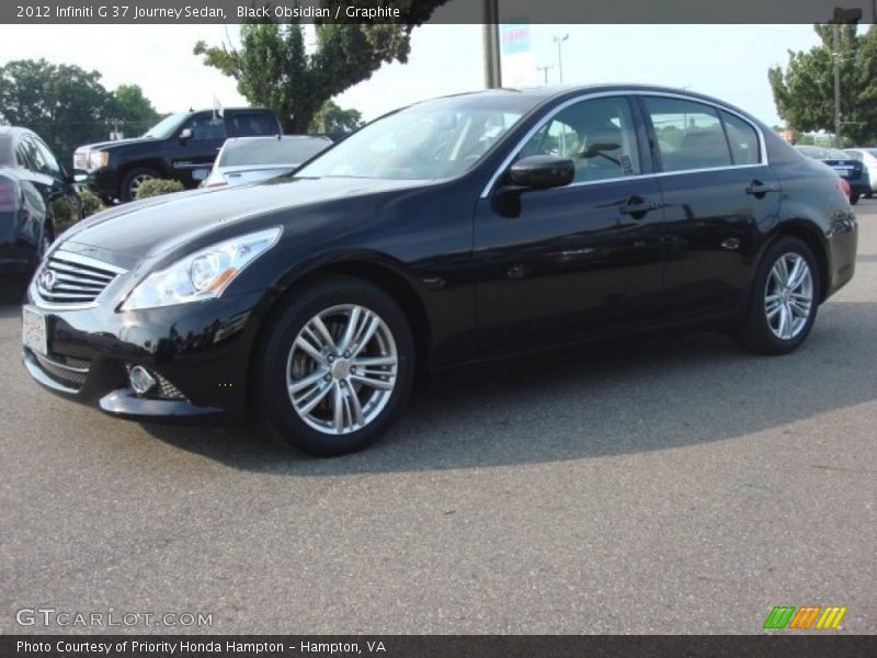 Black Obsidian / Graphite 2012 Infiniti G 37 Journey Sedan