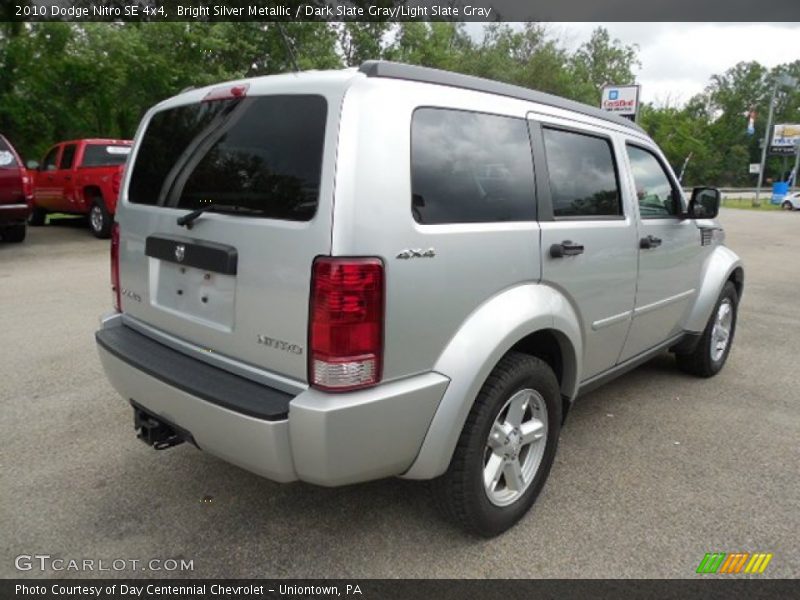 Bright Silver Metallic / Dark Slate Gray/Light Slate Gray 2010 Dodge Nitro SE 4x4