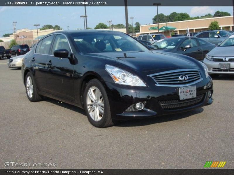 Black Obsidian / Graphite 2012 Infiniti G 37 Journey Sedan