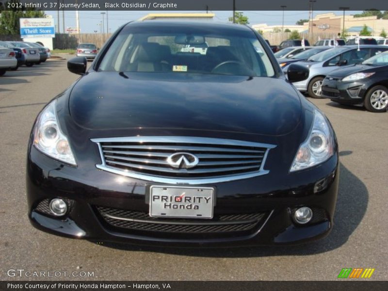 Black Obsidian / Graphite 2012 Infiniti G 37 Journey Sedan