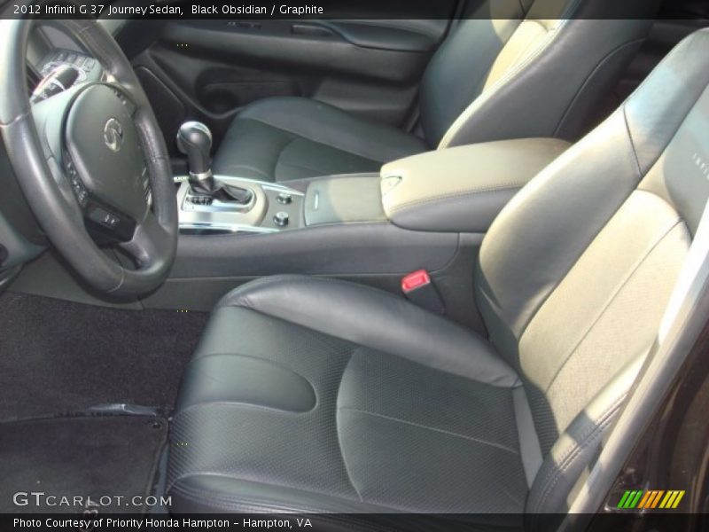 Black Obsidian / Graphite 2012 Infiniti G 37 Journey Sedan