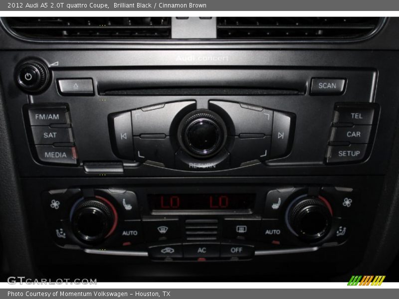 Brilliant Black / Cinnamon Brown 2012 Audi A5 2.0T quattro Coupe