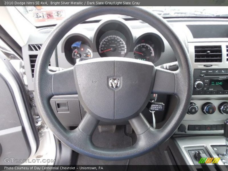 Bright Silver Metallic / Dark Slate Gray/Light Slate Gray 2010 Dodge Nitro SE 4x4