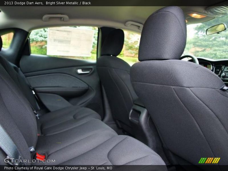 Bright Silver Metallic / Black 2013 Dodge Dart Aero