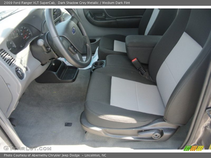 Dark Shadow Grey Metallic / Medium Dark Flint 2009 Ford Ranger XLT SuperCab