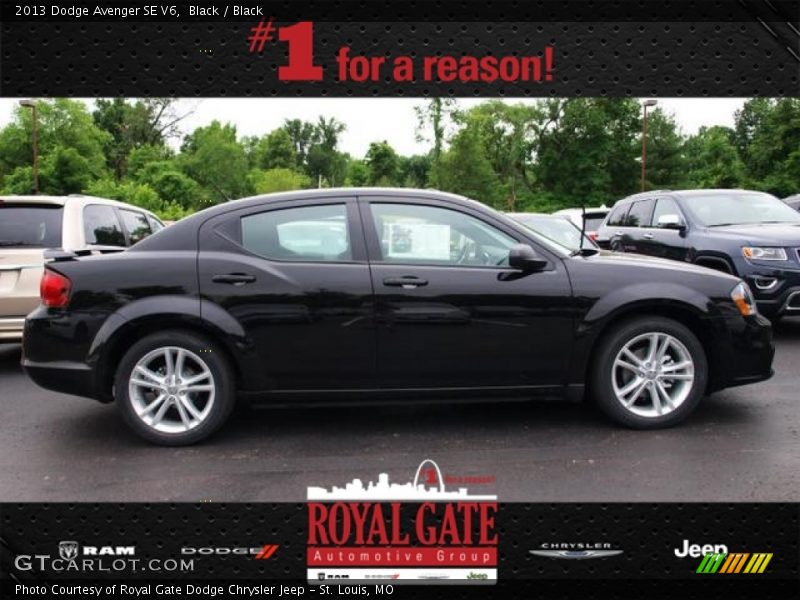 Black / Black 2013 Dodge Avenger SE V6