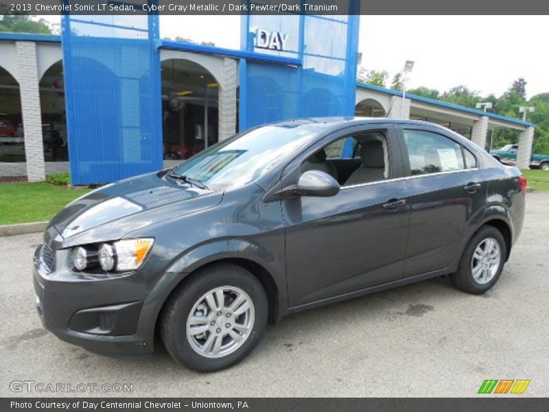 Cyber Gray Metallic / Dark Pewter/Dark Titanium 2013 Chevrolet Sonic LT Sedan