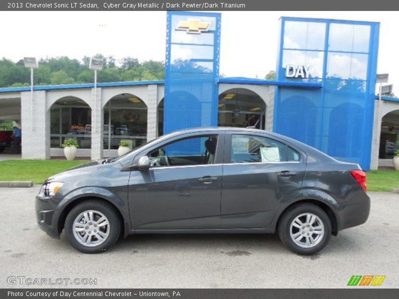 Cyber Gray Metallic / Dark Pewter/Dark Titanium 2013 Chevrolet Sonic LT Sedan