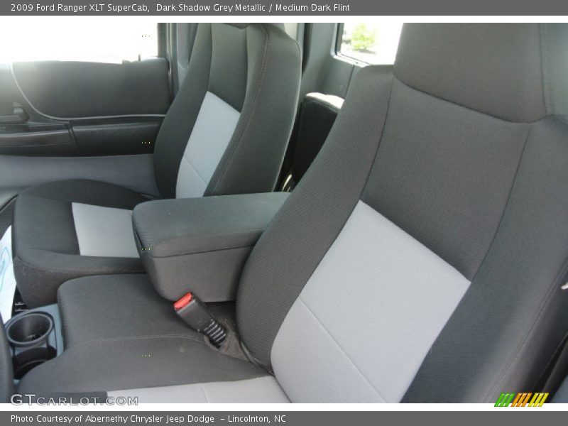 Dark Shadow Grey Metallic / Medium Dark Flint 2009 Ford Ranger XLT SuperCab