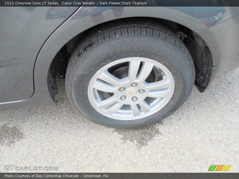 Cyber Gray Metallic / Dark Pewter/Dark Titanium 2013 Chevrolet Sonic LT Sedan
