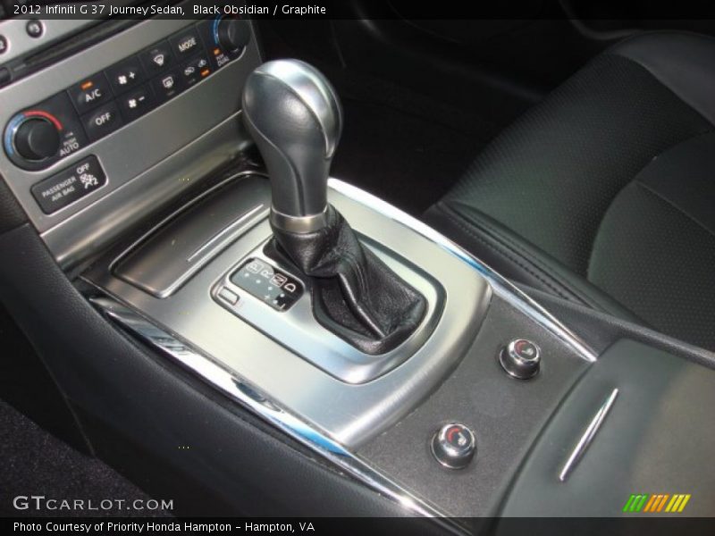Black Obsidian / Graphite 2012 Infiniti G 37 Journey Sedan
