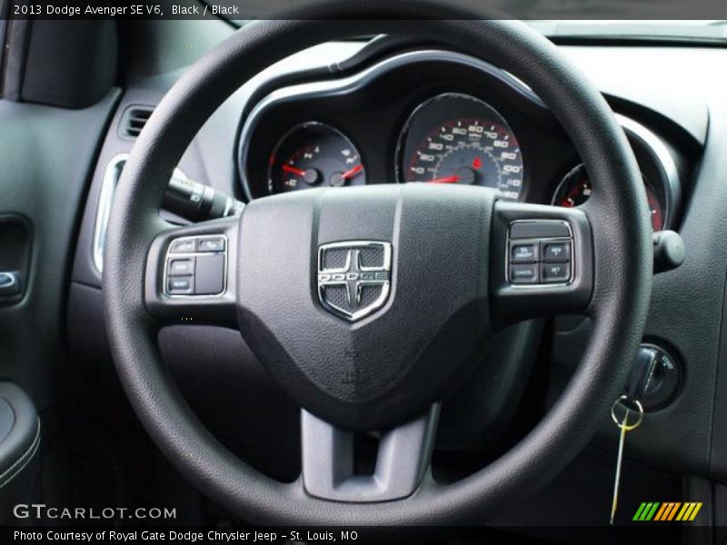 Black / Black 2013 Dodge Avenger SE V6