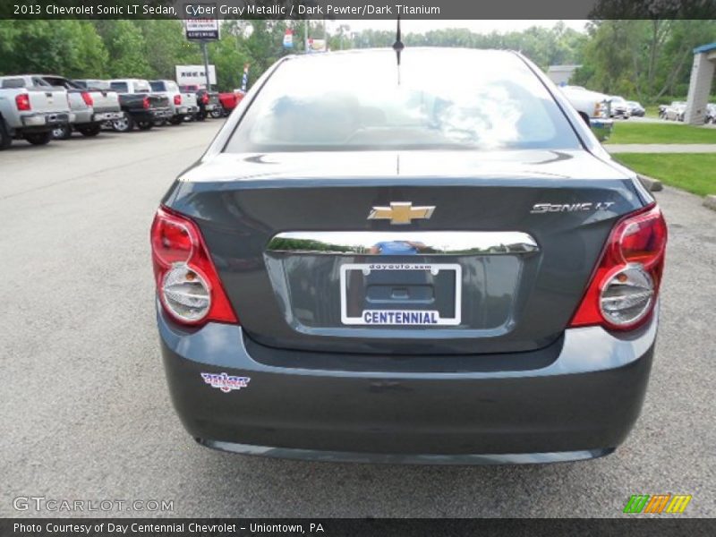Cyber Gray Metallic / Dark Pewter/Dark Titanium 2013 Chevrolet Sonic LT Sedan