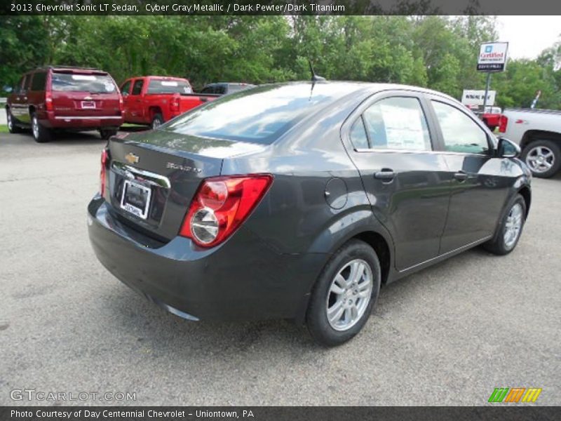 Cyber Gray Metallic / Dark Pewter/Dark Titanium 2013 Chevrolet Sonic LT Sedan