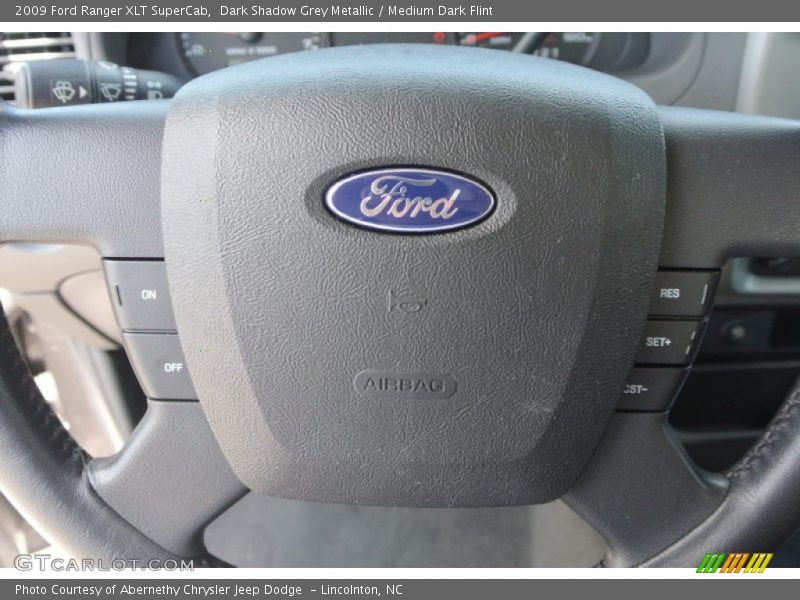 Dark Shadow Grey Metallic / Medium Dark Flint 2009 Ford Ranger XLT SuperCab