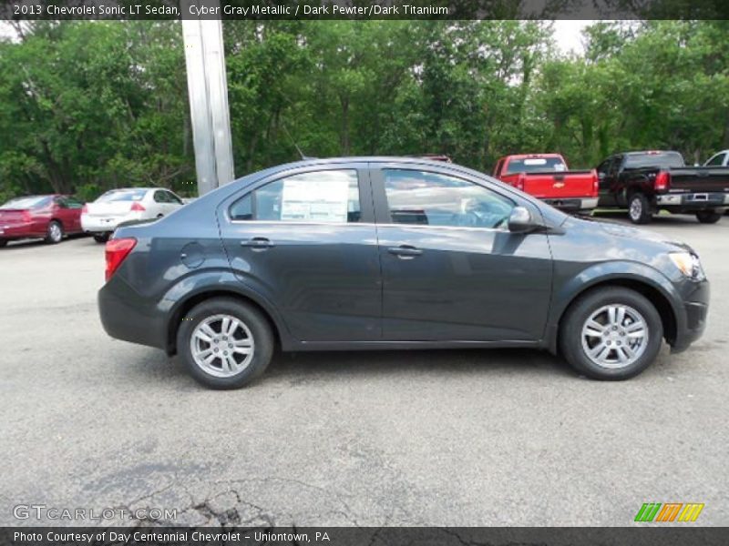 Cyber Gray Metallic / Dark Pewter/Dark Titanium 2013 Chevrolet Sonic LT Sedan