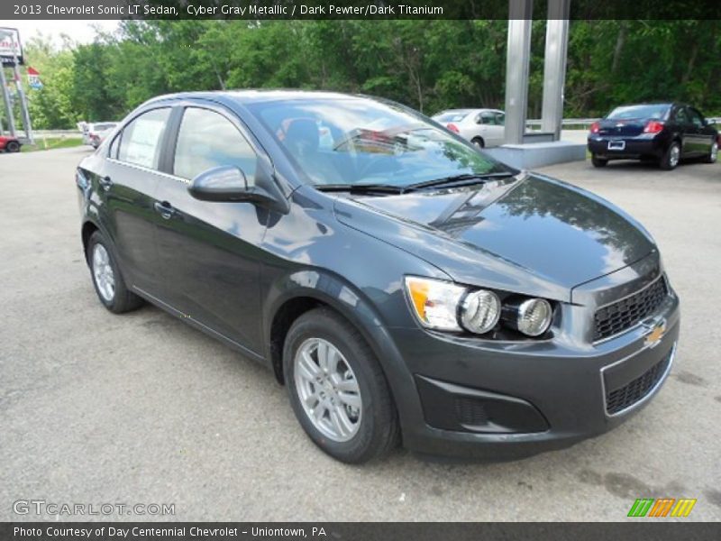 Cyber Gray Metallic / Dark Pewter/Dark Titanium 2013 Chevrolet Sonic LT Sedan