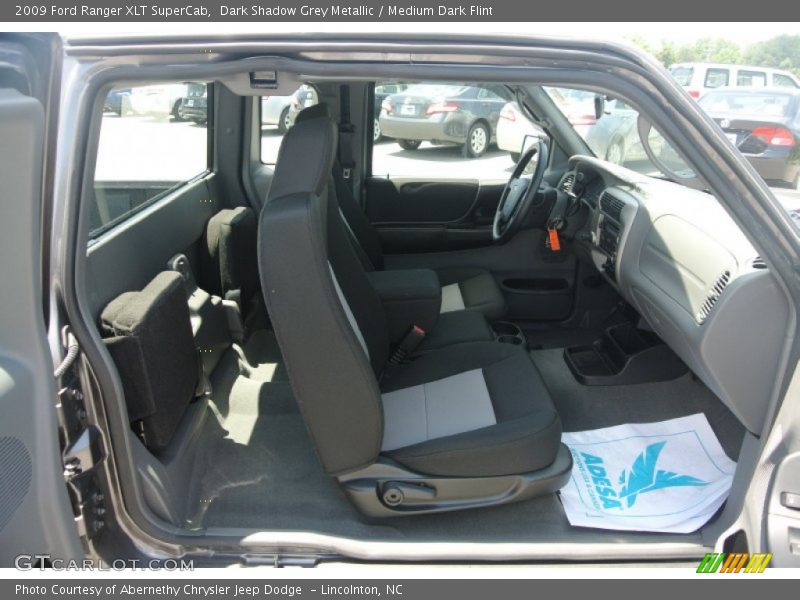 Dark Shadow Grey Metallic / Medium Dark Flint 2009 Ford Ranger XLT SuperCab