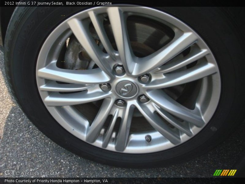 Black Obsidian / Graphite 2012 Infiniti G 37 Journey Sedan