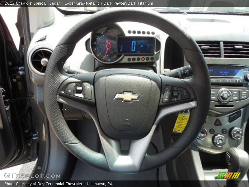 Cyber Gray Metallic / Dark Pewter/Dark Titanium 2013 Chevrolet Sonic LT Sedan