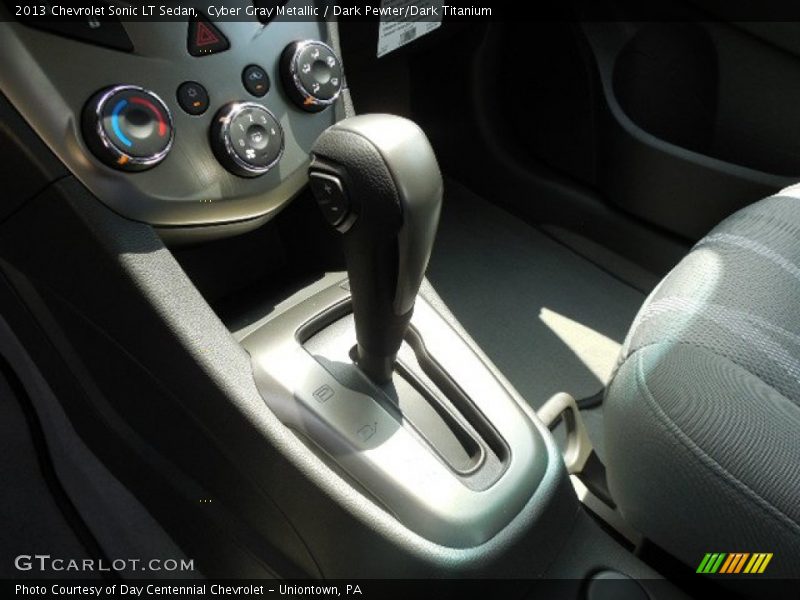 Cyber Gray Metallic / Dark Pewter/Dark Titanium 2013 Chevrolet Sonic LT Sedan