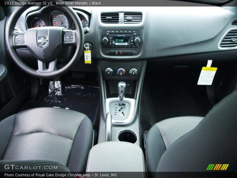 Billet Silver Metallic / Black 2013 Dodge Avenger SE V6