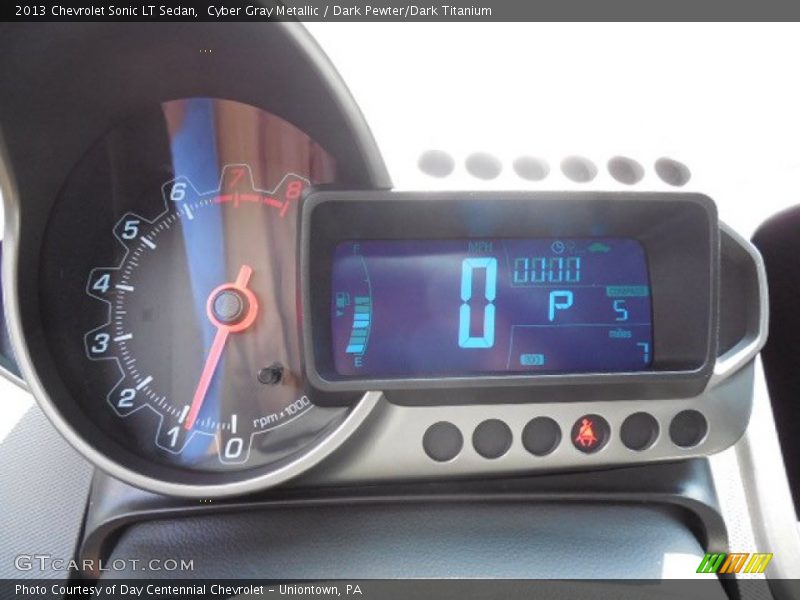 Cyber Gray Metallic / Dark Pewter/Dark Titanium 2013 Chevrolet Sonic LT Sedan