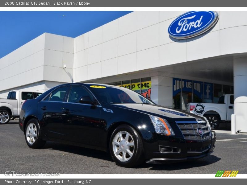 Black Raven / Ebony 2008 Cadillac CTS Sedan