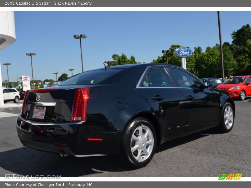 Black Raven / Ebony 2008 Cadillac CTS Sedan