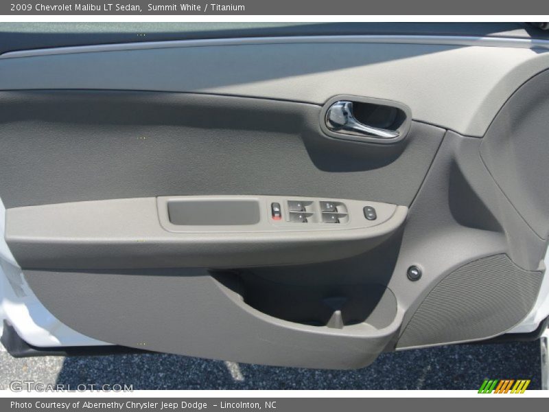 Summit White / Titanium 2009 Chevrolet Malibu LT Sedan