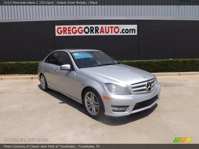 Iridium Silver Metallic / Black 2013 Mercedes-Benz C 250 Sport