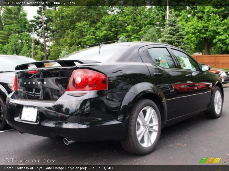 Black / Black 2013 Dodge Avenger SE V6
