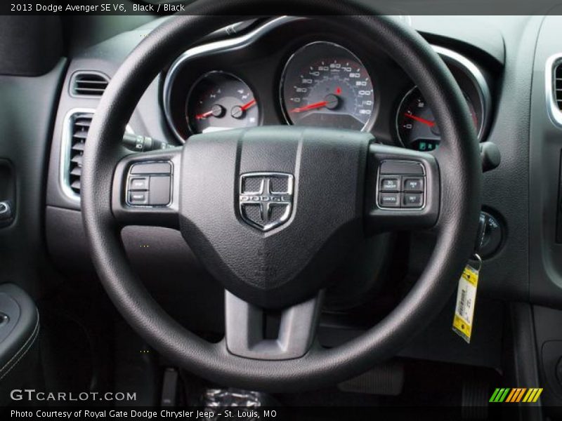 Black / Black 2013 Dodge Avenger SE V6