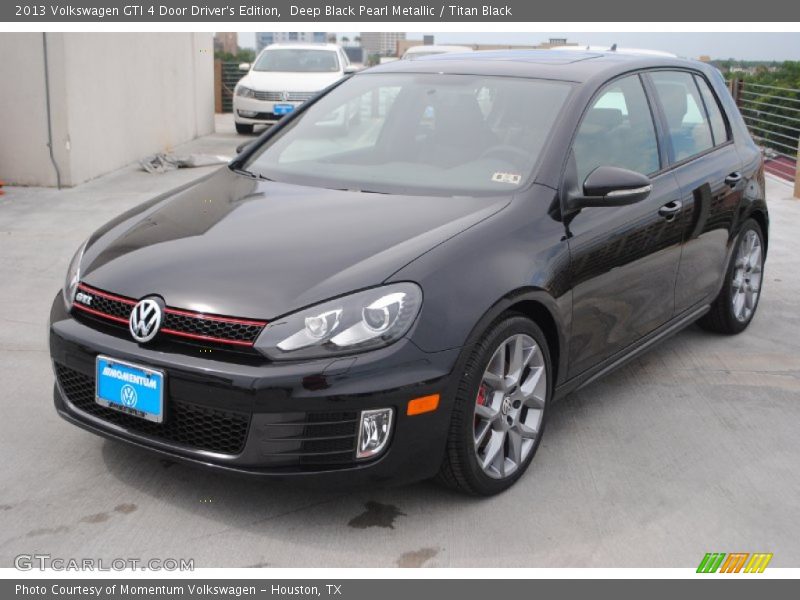 Deep Black Pearl Metallic / Titan Black 2013 Volkswagen GTI 4 Door Driver's Edition