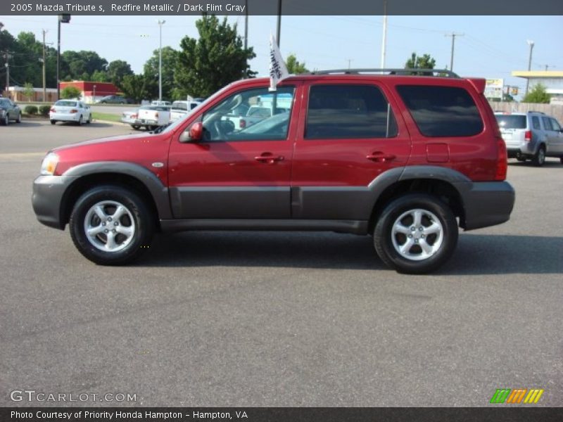 Redfire Metallic / Dark Flint Gray 2005 Mazda Tribute s