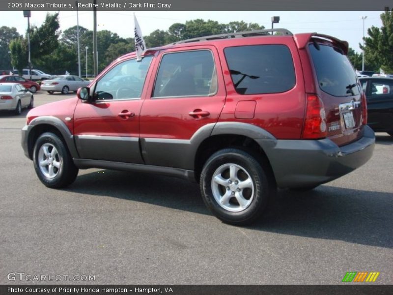 Redfire Metallic / Dark Flint Gray 2005 Mazda Tribute s