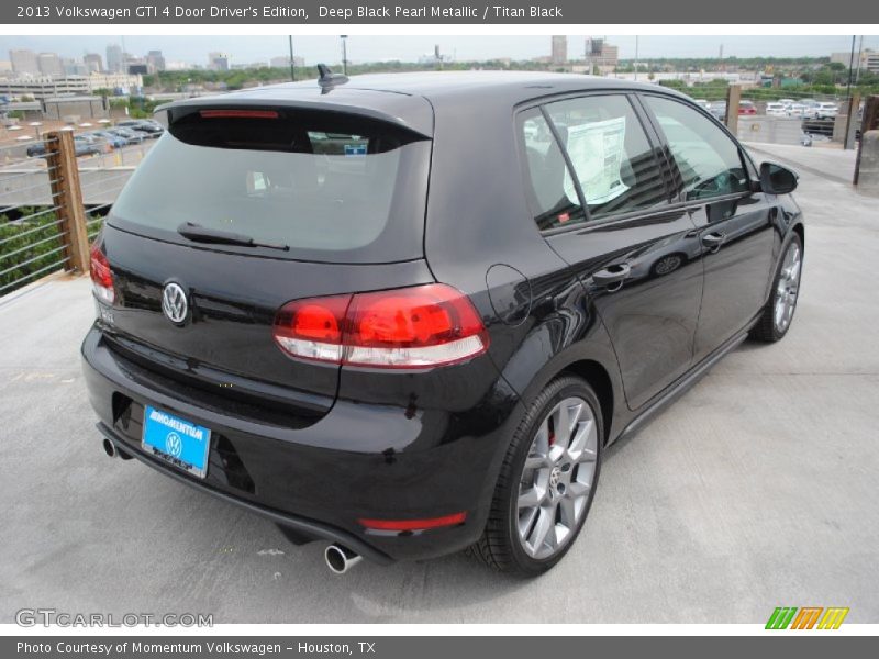 Deep Black Pearl Metallic / Titan Black 2013 Volkswagen GTI 4 Door Driver's Edition