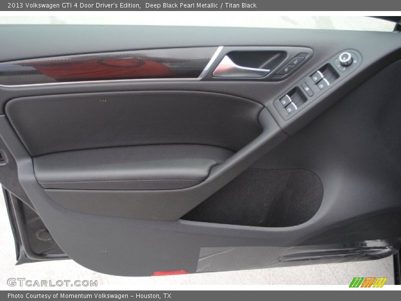 Deep Black Pearl Metallic / Titan Black 2013 Volkswagen GTI 4 Door Driver's Edition