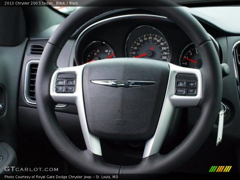 Black / Black 2013 Chrysler 200 S Sedan