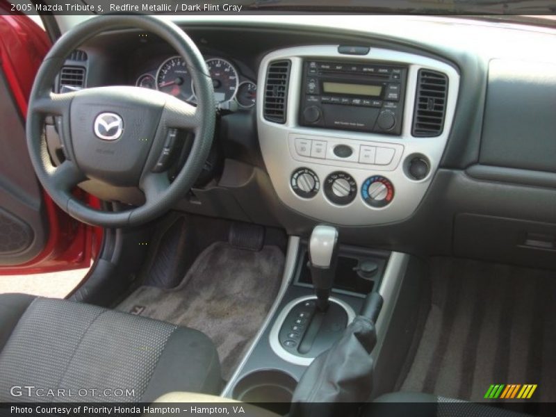Redfire Metallic / Dark Flint Gray 2005 Mazda Tribute s