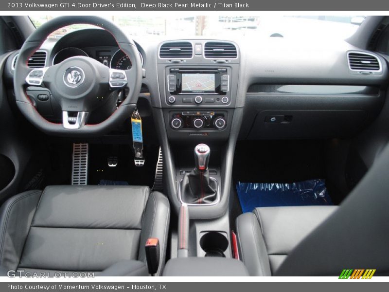 Deep Black Pearl Metallic / Titan Black 2013 Volkswagen GTI 4 Door Driver's Edition