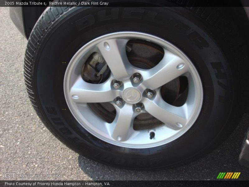 Redfire Metallic / Dark Flint Gray 2005 Mazda Tribute s