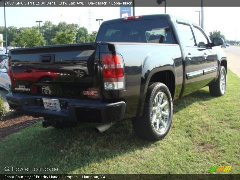 Onyx Black / Ebony Black 2007 GMC Sierra 1500 Denali Crew Cab 4WD
