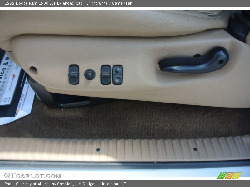 Bright White / Camel/Tan 1999 Dodge Ram 1500 SLT Extended Cab