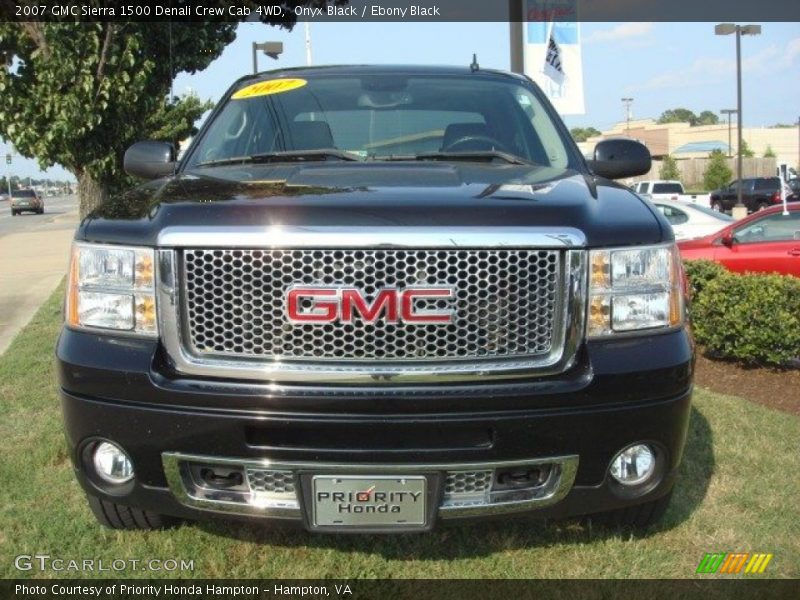 Onyx Black / Ebony Black 2007 GMC Sierra 1500 Denali Crew Cab 4WD