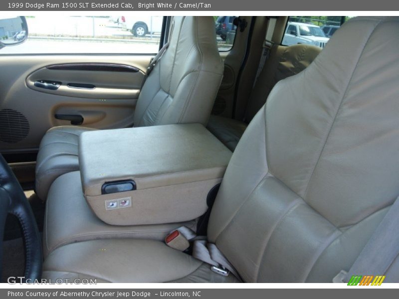 Bright White / Camel/Tan 1999 Dodge Ram 1500 SLT Extended Cab