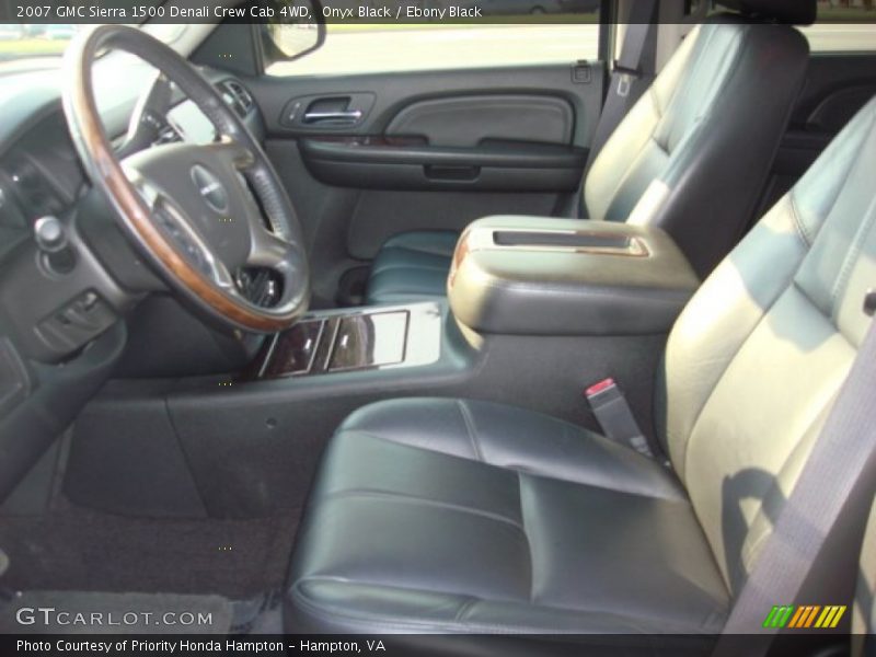 Onyx Black / Ebony Black 2007 GMC Sierra 1500 Denali Crew Cab 4WD